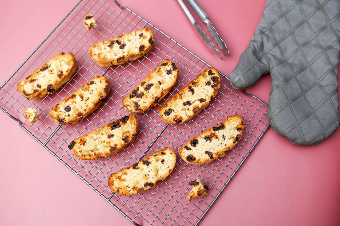 Tart Cherry & Pistachio Soft Biscotti