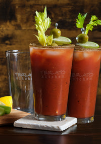 2 etched 16 oz glasses