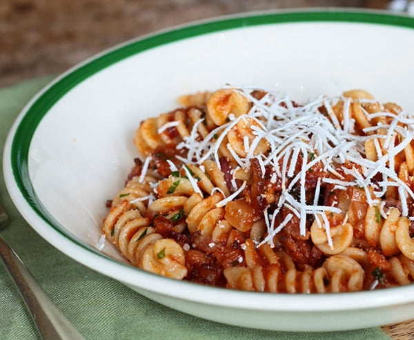 Fusilli With Tomato And Smoky Bacon