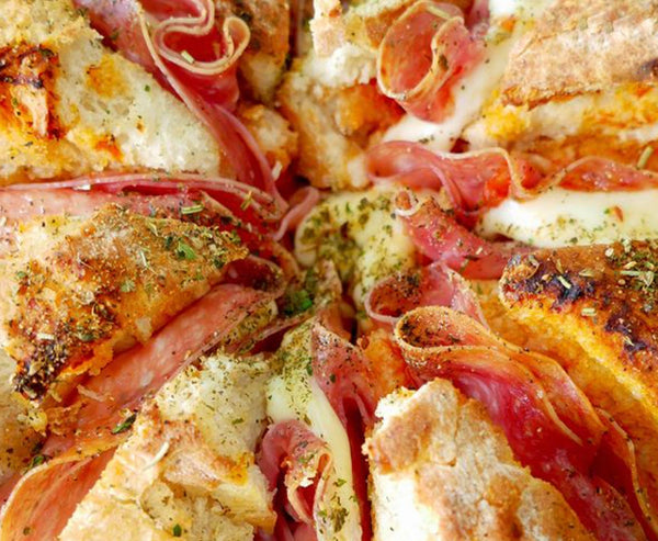 Dressed Up Bread with Arrabbiata Sauce